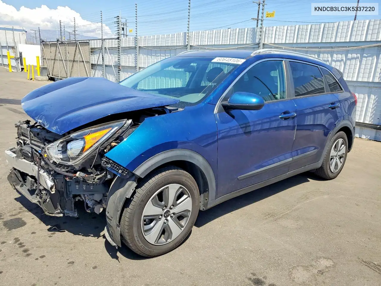 2019 Kia Niro Lx VIN: KNDCB3LC3K5337220 Lot: 60648106