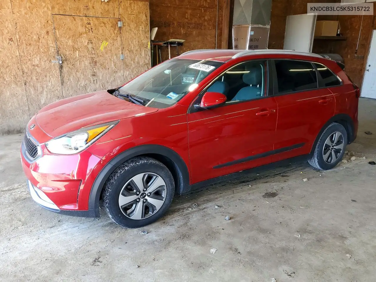 2019 Kia Niro Lx VIN: KNDCB3LC5K5315722 Lot: 60673176