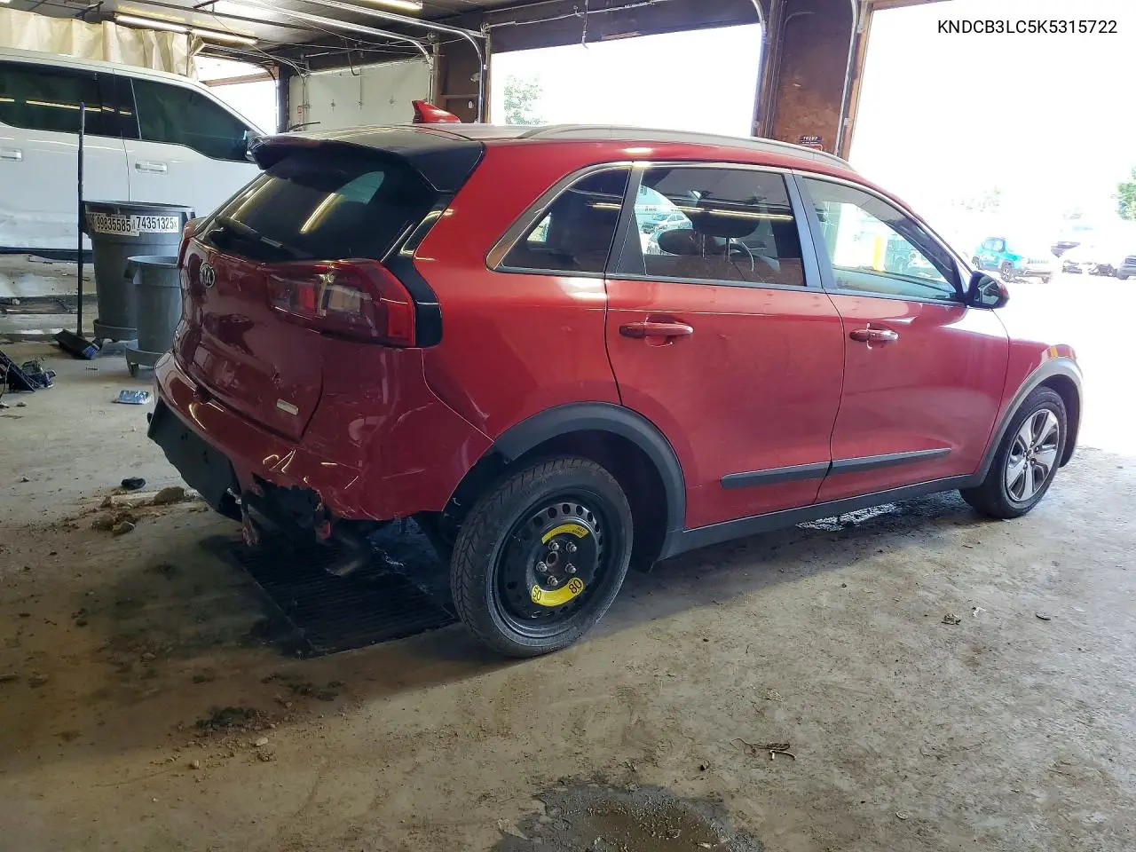 2019 Kia Niro Lx VIN: KNDCB3LC5K5315722 Lot: 60673176