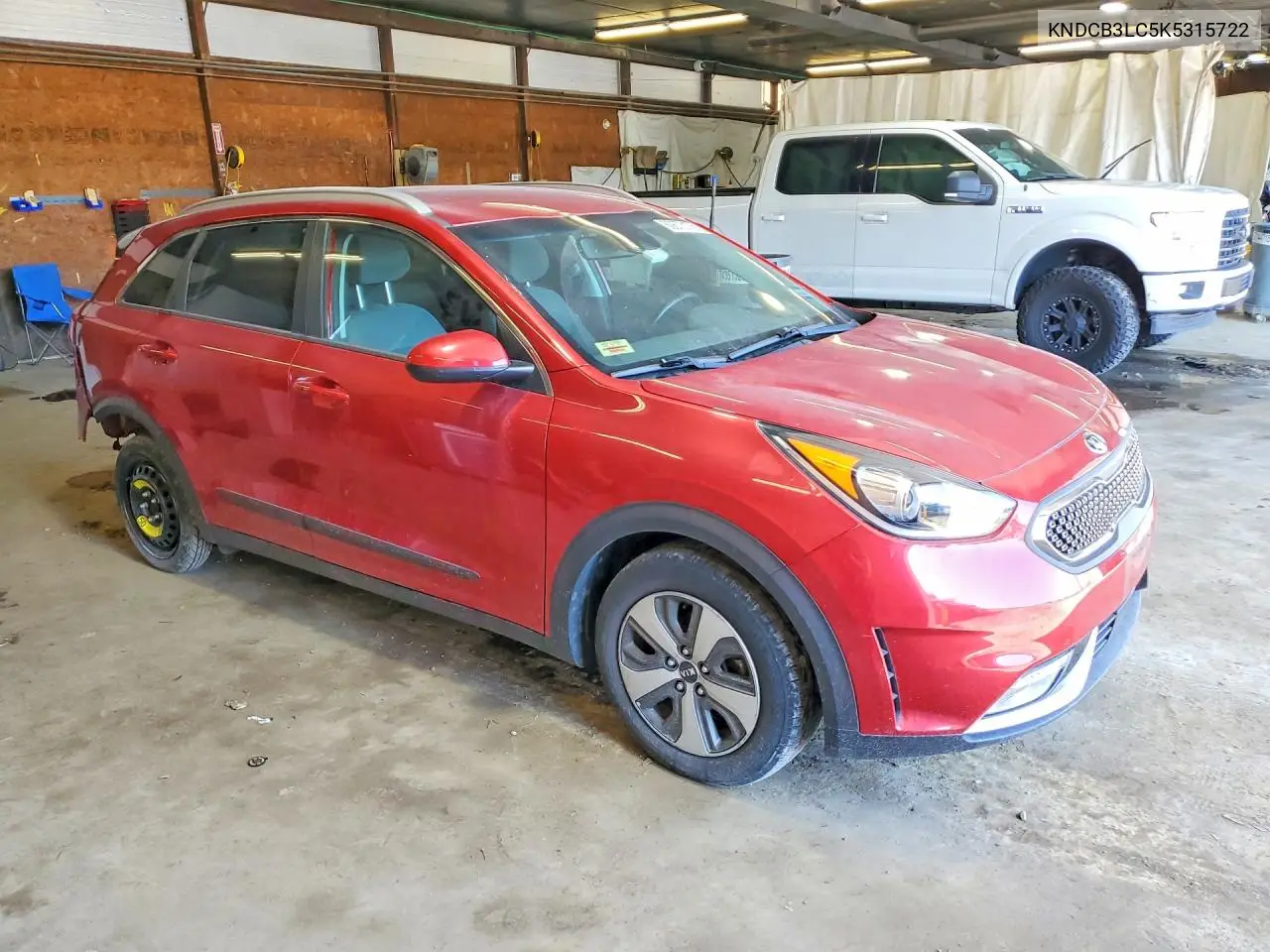 2019 Kia Niro Lx VIN: KNDCB3LC5K5315722 Lot: 60673176