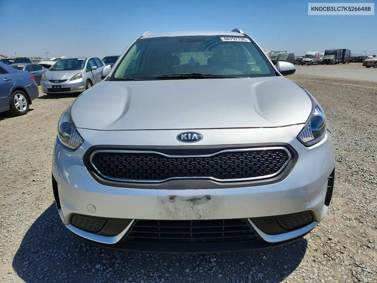 2019 Kia Niro Lx VIN: KNDCB3LC7K5266488 Lot: 60792136