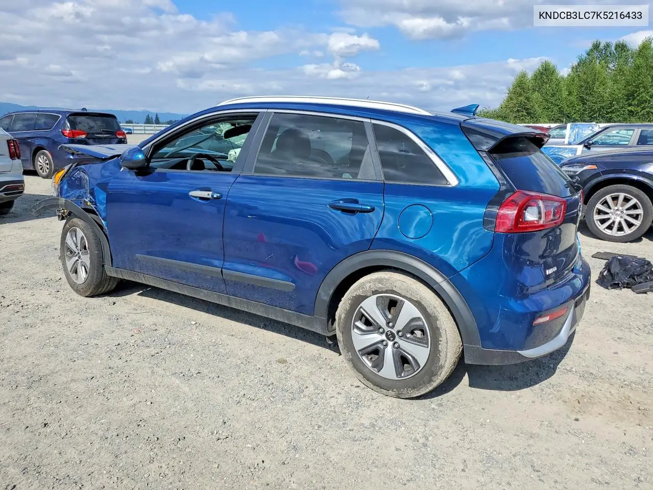 2019 Kia Niro Lx VIN: KNDCB3LC7K5216433 Lot: 61334776