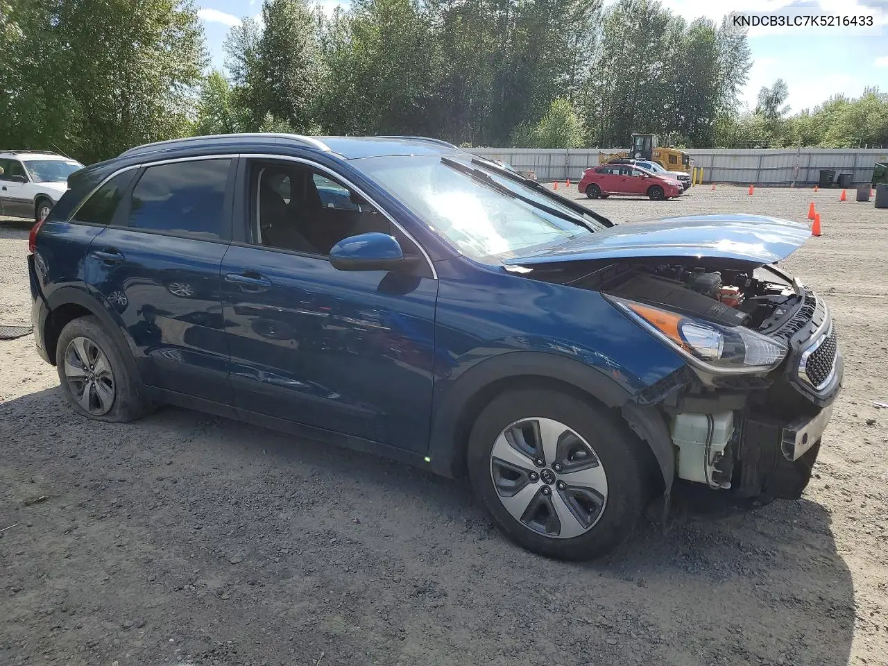 2019 Kia Niro Lx VIN: KNDCB3LC7K5216433 Lot: 61334776