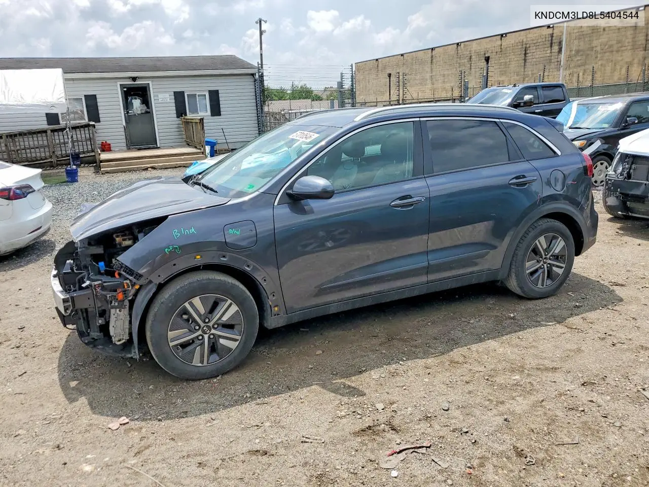 2020 Kia Niro Lxs VIN: KNDCM3LD8L5404544 Lot: 57010546