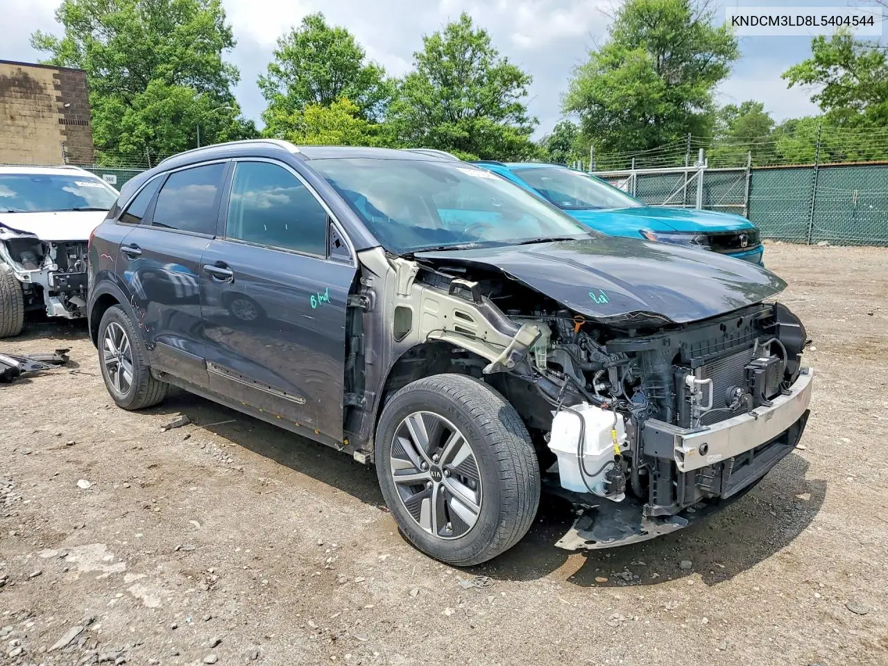 2020 Kia Niro Lxs VIN: KNDCM3LD8L5404544 Lot: 57010546