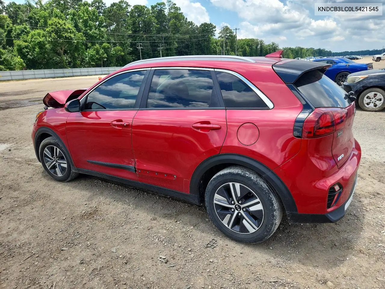 2020 Kia Niro Lxs VIN: KNDCB3LC0L5421545 Lot: 59910706