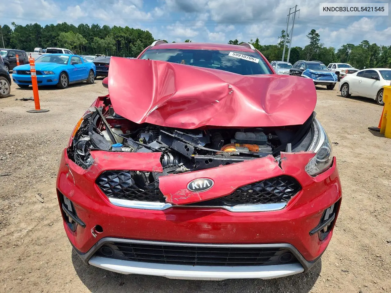 2020 Kia Niro Lxs VIN: KNDCB3LC0L5421545 Lot: 59910706