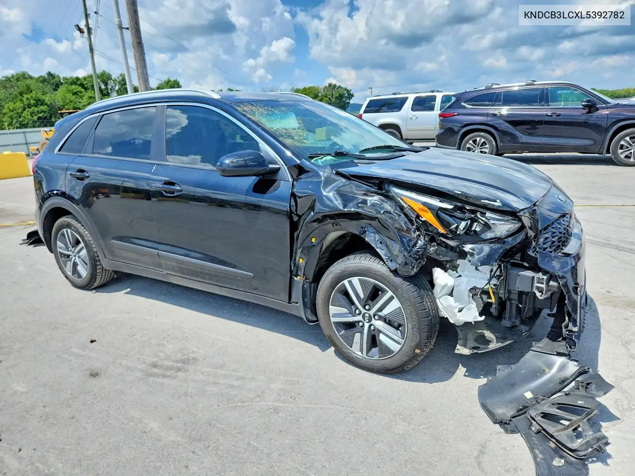 2020 Kia Niro Lxs VIN: KNDCB3LCXL5392782 Lot: 60198106