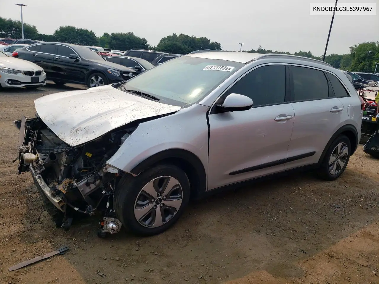 2020 Kia Niro Lx VIN: KNDCB3LC3L5397967 Lot: 61151536