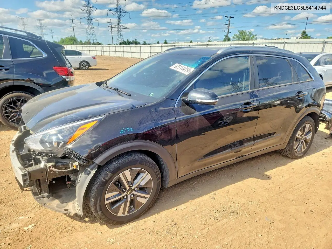 2020 Kia Niro Ex Premium VIN: KNDCE3LC5L5414744 Lot: 62114416