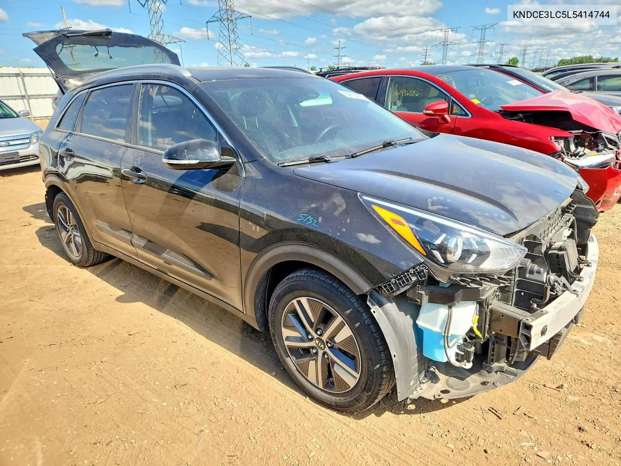 2020 Kia Niro Ex Premium VIN: KNDCE3LC5L5414744 Lot: 62114416
