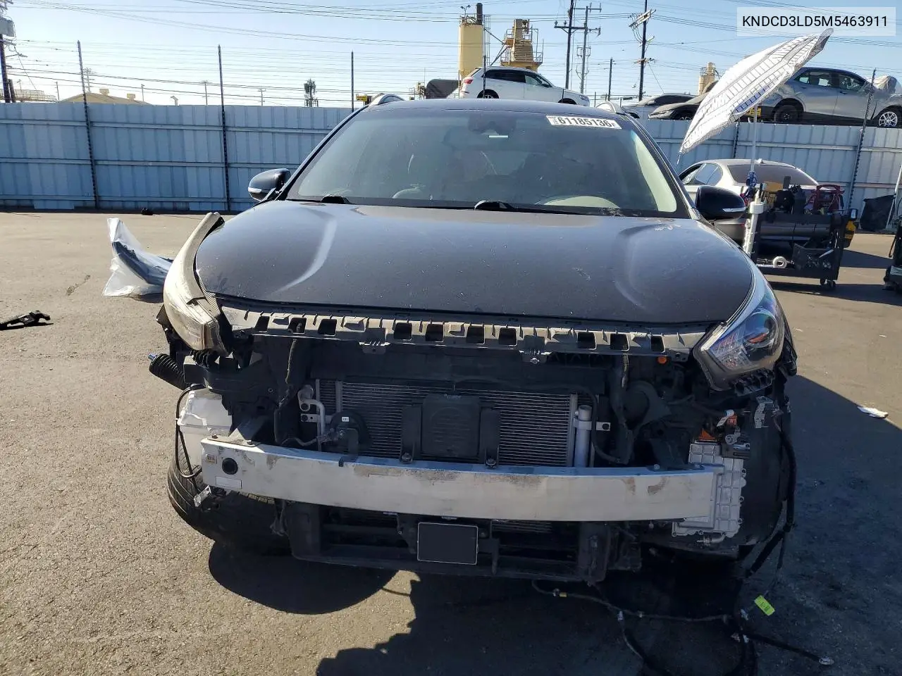 2021 Kia Niro Ex VIN: KNDCD3LD5M5463911 Lot: 61185136