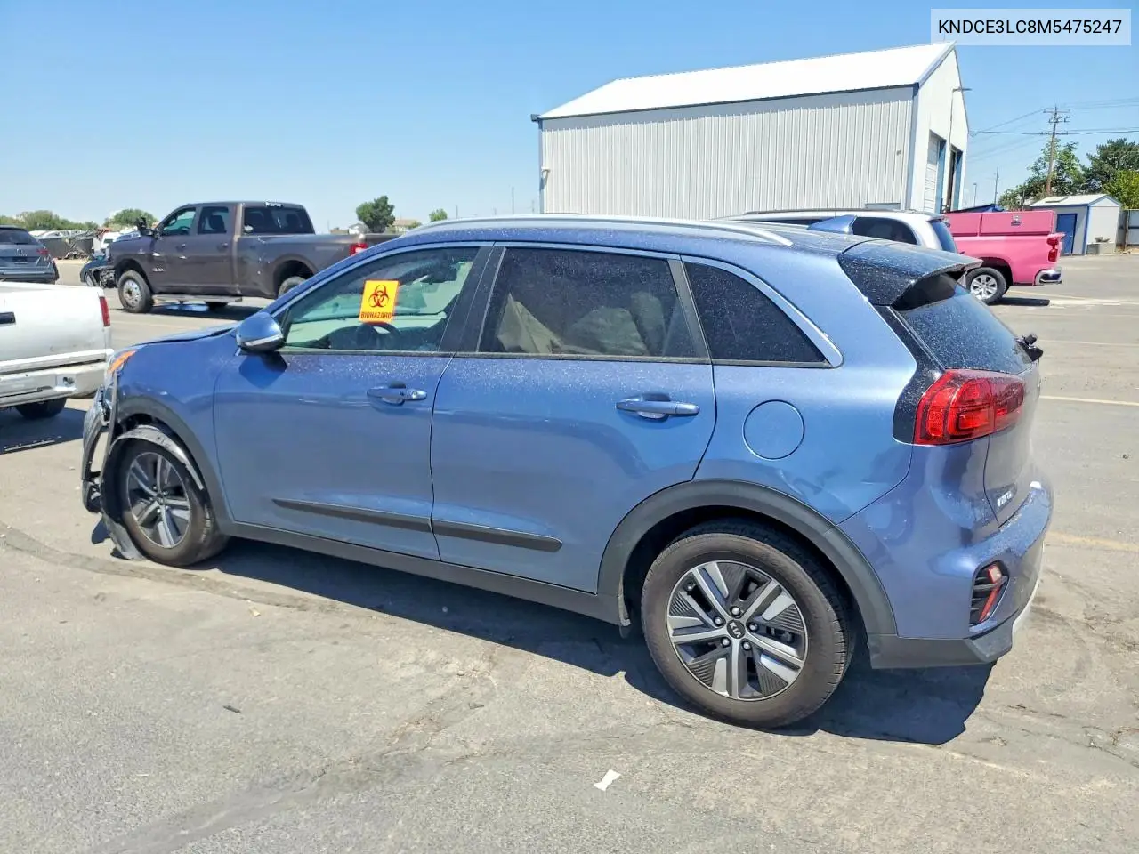 2021 Kia Niro Ex Premium VIN: KNDCE3LC8M5475247 Lot: 61347606