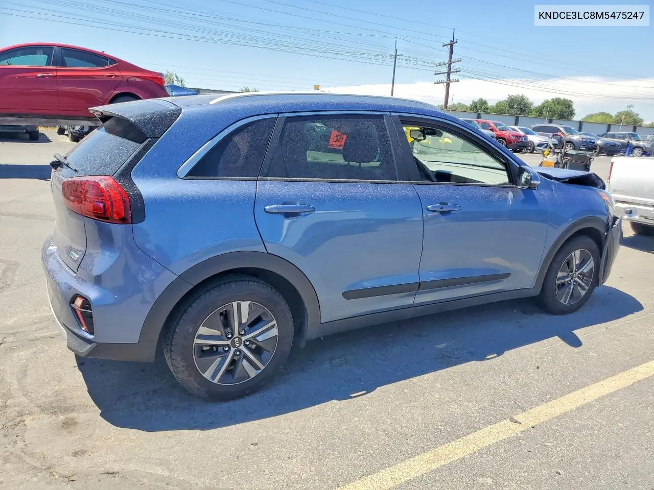 2021 Kia Niro Ex Premium VIN: KNDCE3LC8M5475247 Lot: 61347606
