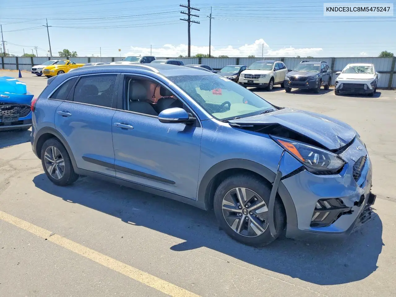 2021 Kia Niro Ex Premium VIN: KNDCE3LC8M5475247 Lot: 61347606