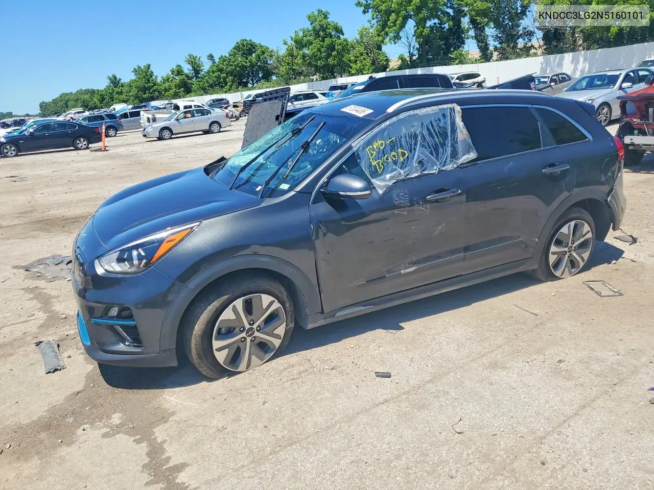 2022 Kia Niro Ev S VIN: KNDCC3LG2N5160101 Lot: 57034486