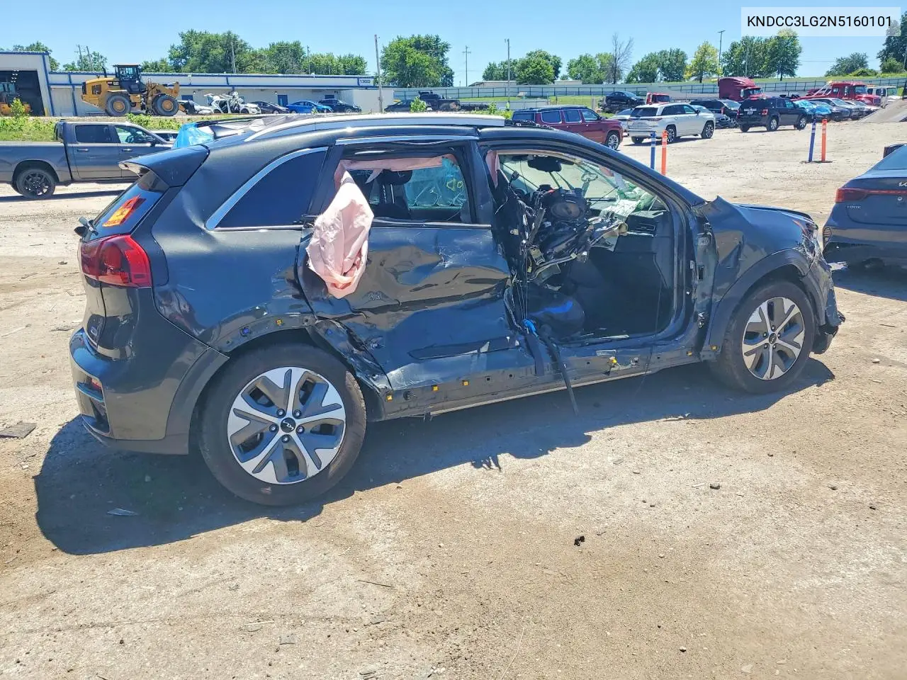 2022 Kia Niro Ev S VIN: KNDCC3LG2N5160101 Lot: 57034486