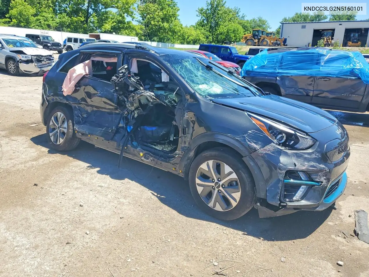 2022 Kia Niro Ev S VIN: KNDCC3LG2N5160101 Lot: 57034486
