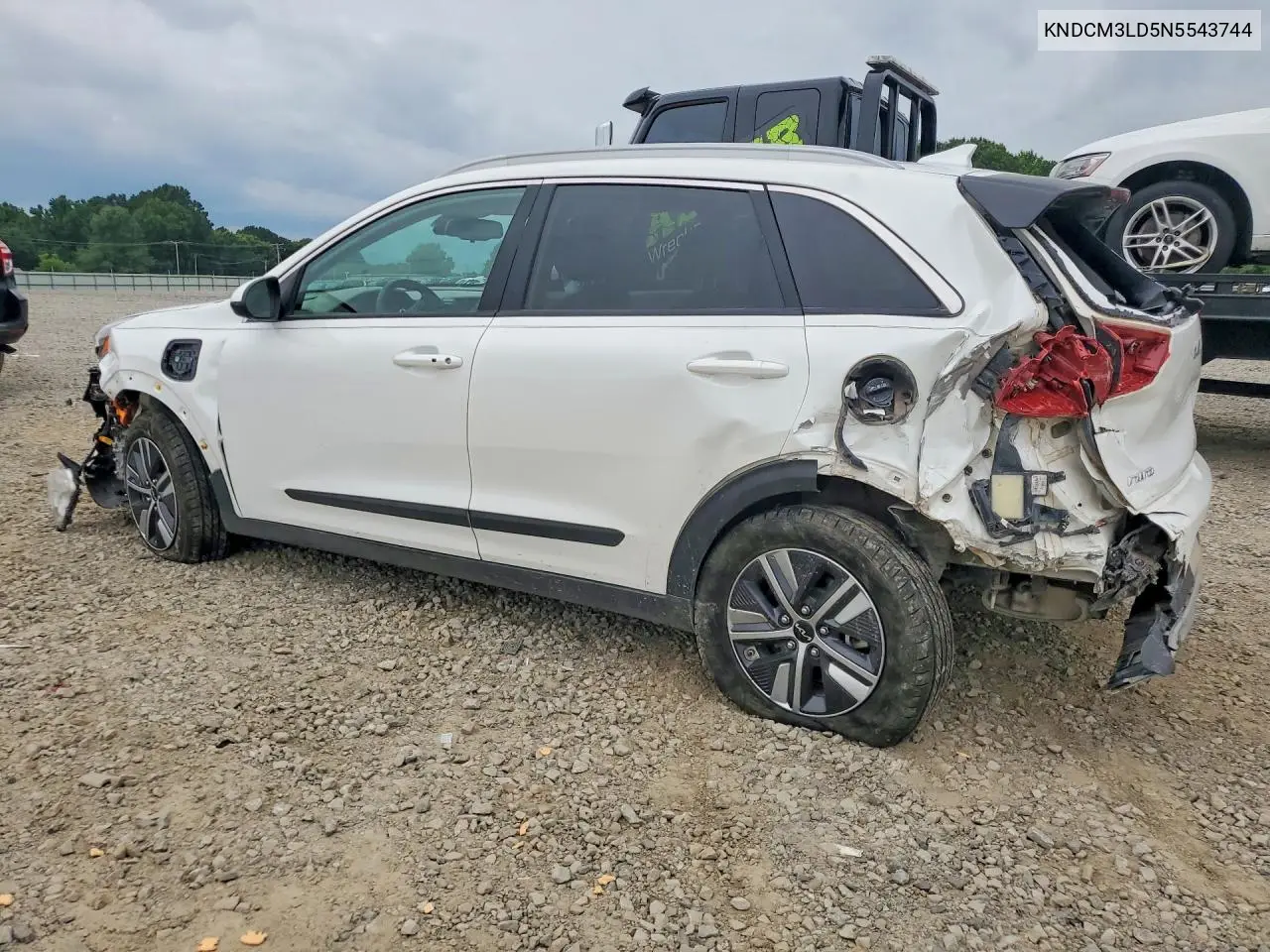 2022 Kia Niro Lxs VIN: KNDCM3LD5N5543744 Lot: 58462186