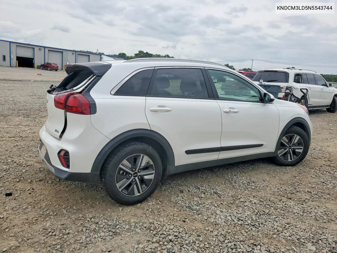 2022 Kia Niro Lxs VIN: KNDCM3LD5N5543744 Lot: 58462186