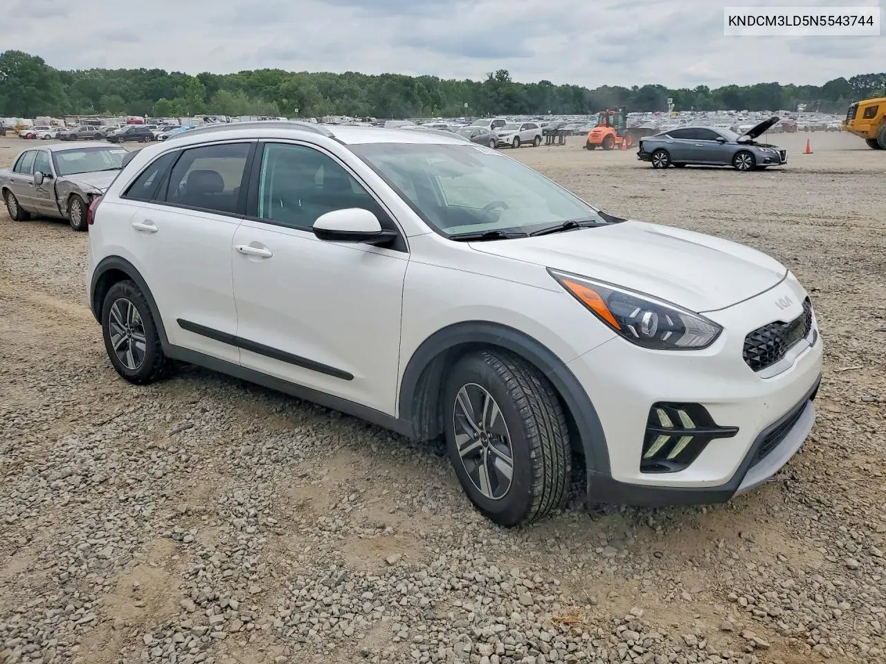 2022 Kia Niro Lxs VIN: KNDCM3LD5N5543744 Lot: 58462186