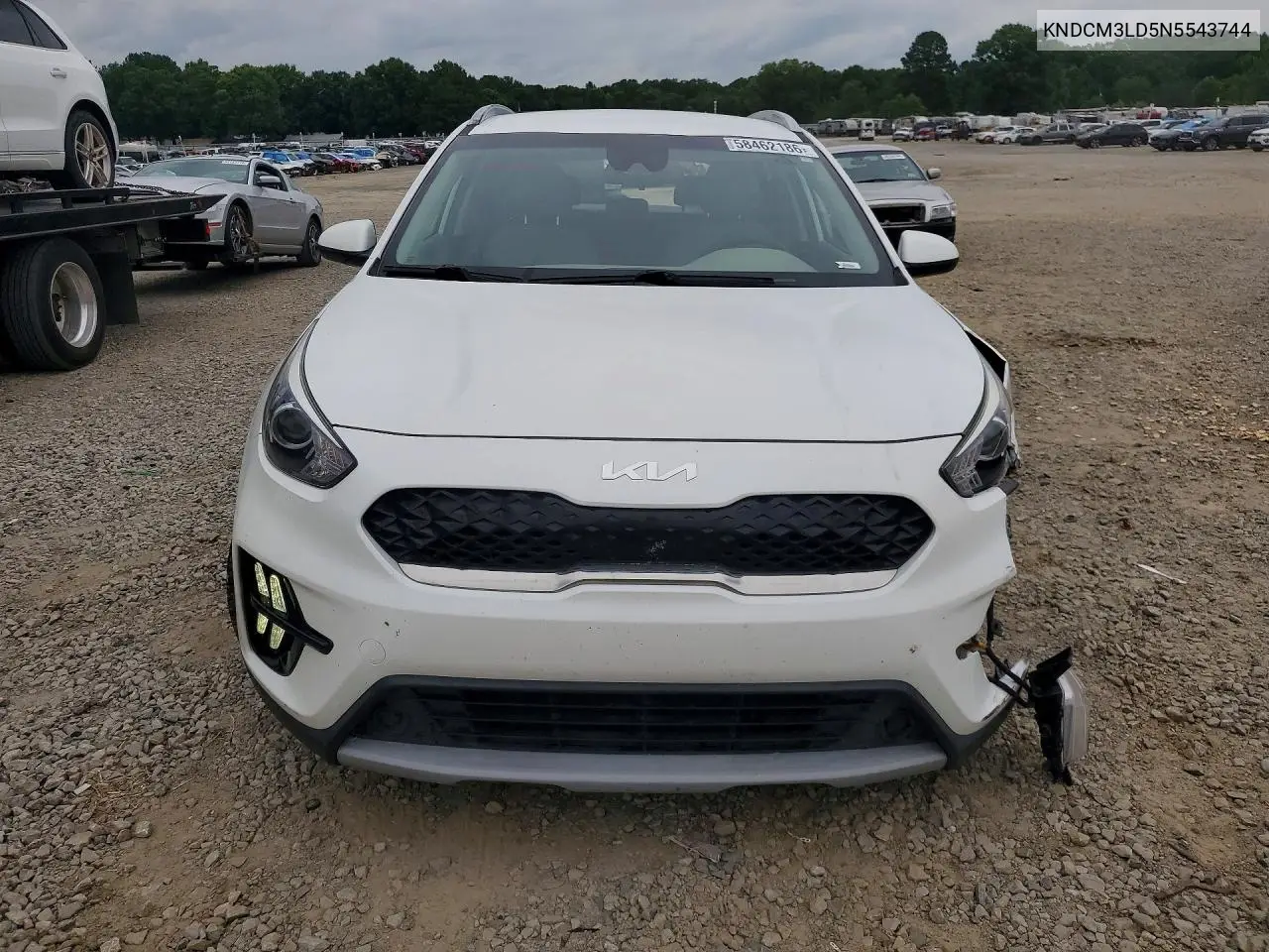 2022 Kia Niro Lxs VIN: KNDCM3LD5N5543744 Lot: 58462186