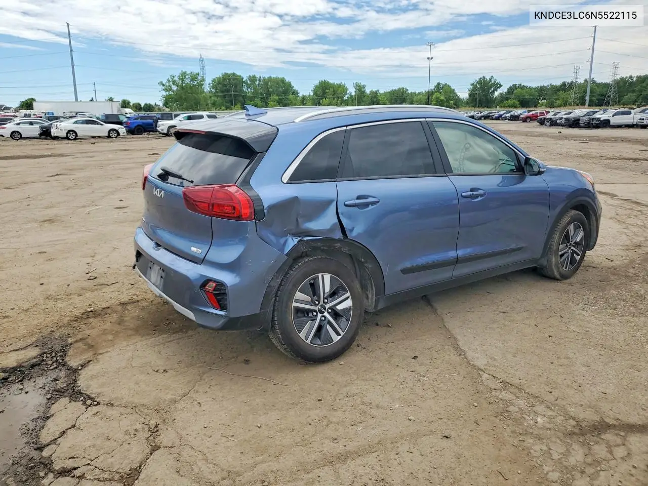 2022 Kia Niro Ex Premium VIN: KNDCE3LC6N5522115 Lot: 58547696