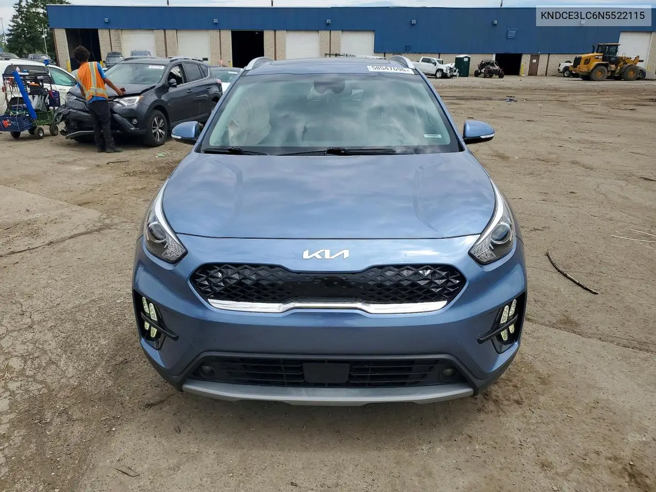2022 Kia Niro Ex Premium VIN: KNDCE3LC6N5522115 Lot: 58547696