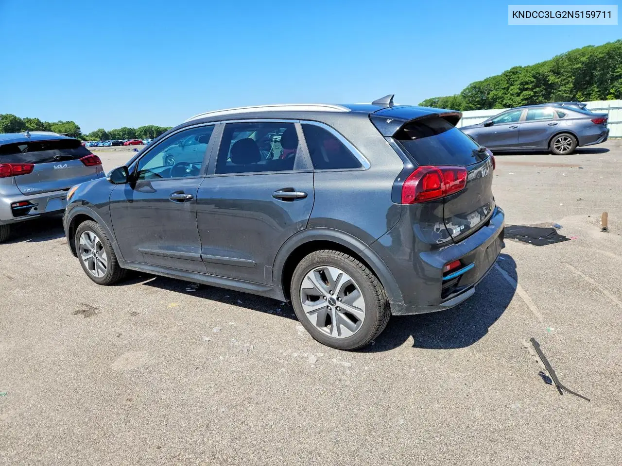 2022 Kia Niro Ev S VIN: KNDCC3LG2N5159711 Lot: 58646766