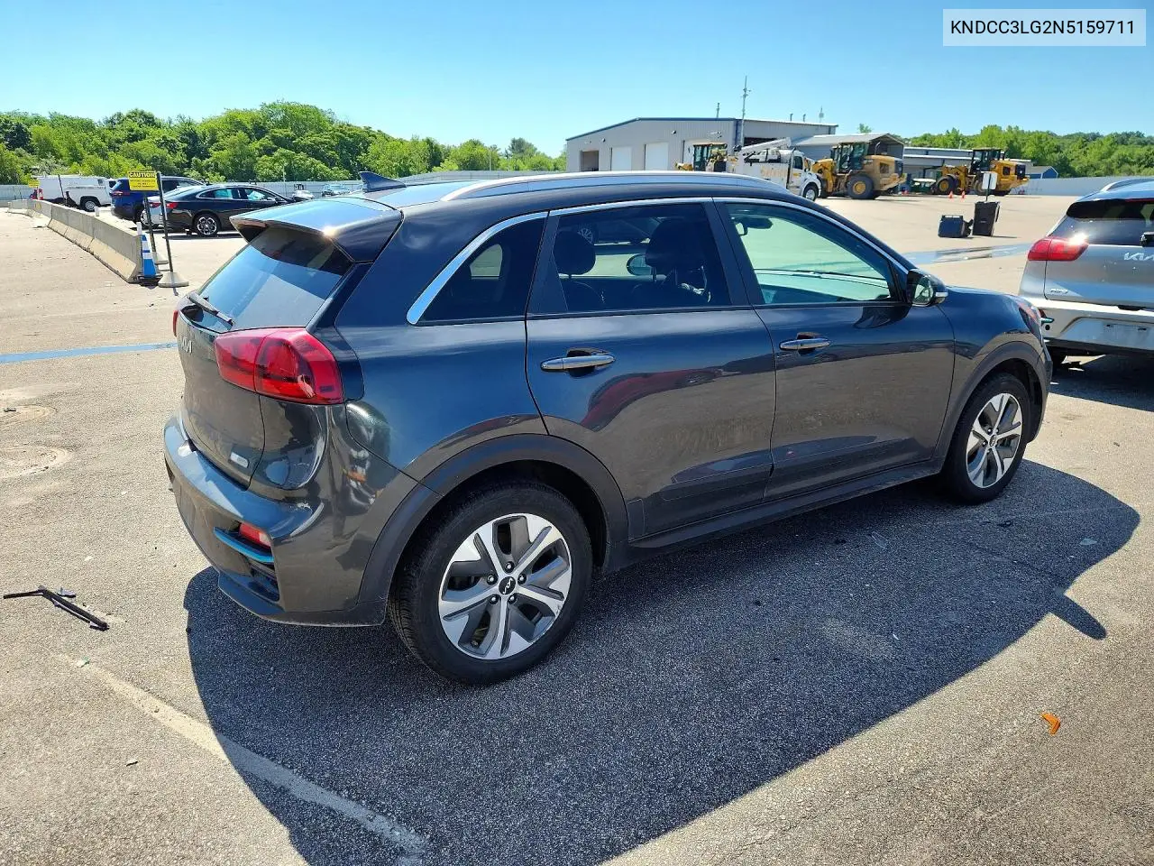 2022 Kia Niro Ev S VIN: KNDCC3LG2N5159711 Lot: 58646766