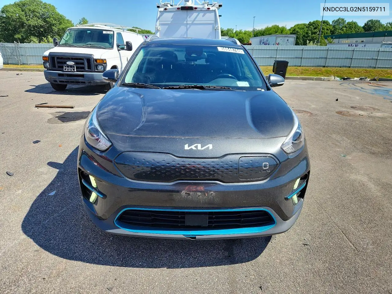 2022 Kia Niro Ev S VIN: KNDCC3LG2N5159711 Lot: 58646766