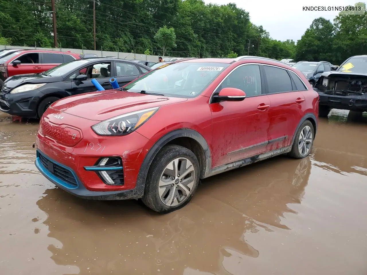2022 Kia Niro Ex Premium VIN: KNDCE3LG1N5124913 Lot: 58990826