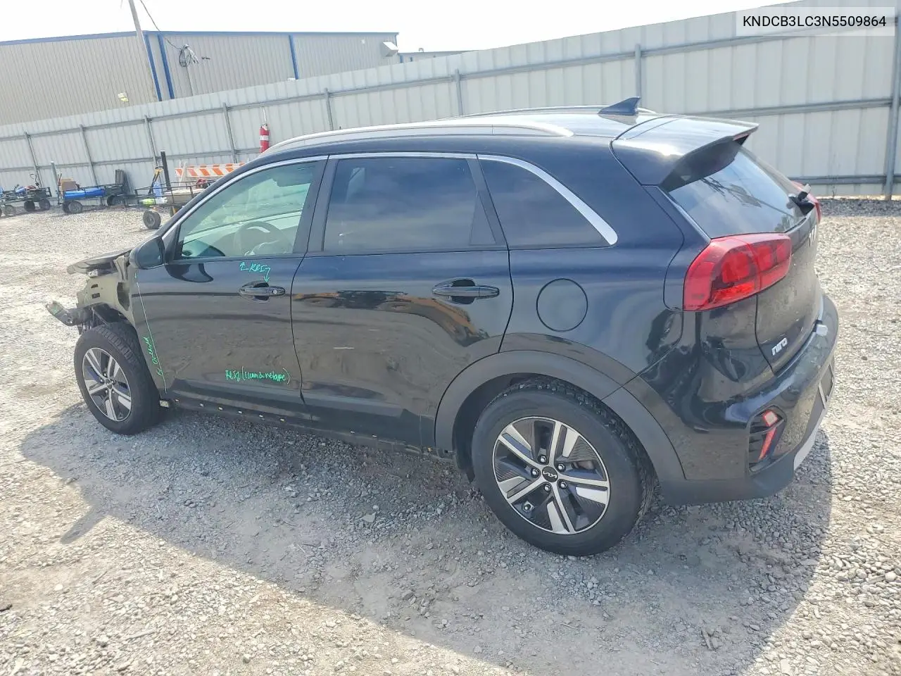 2022 Kia Niro Lxs VIN: KNDCB3LC3N5509864 Lot: 59369376
