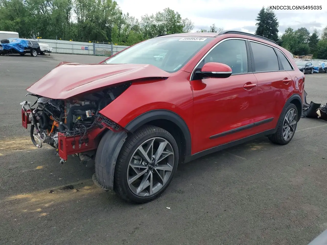 2022 Kia Niro Touring Special Edition VIN: KNDCC3LC6N5495035 Lot: 59686376