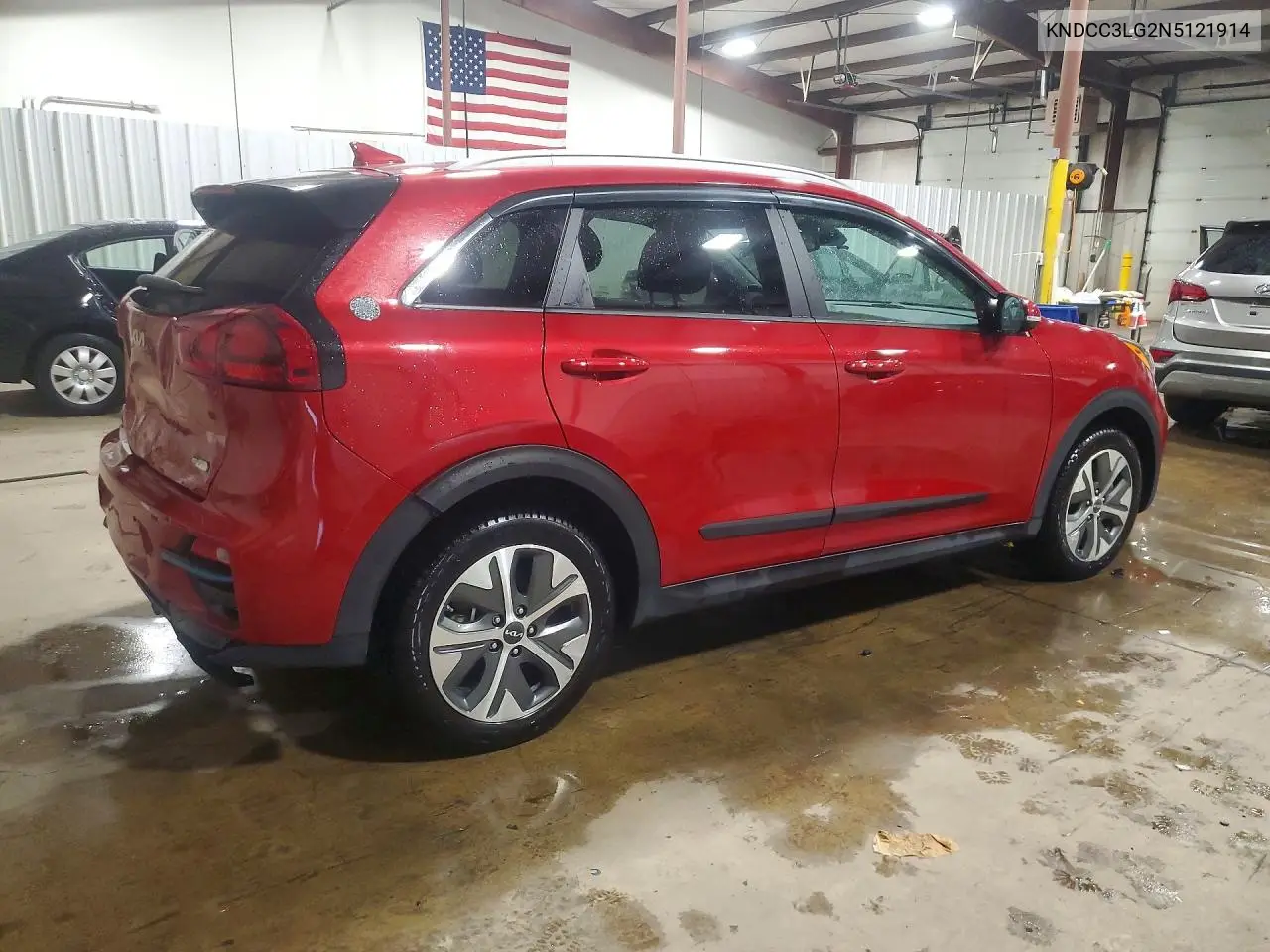 2022 Kia Niro Ev Ex VIN: KNDCC3LG2N5121914 Lot: 59889556