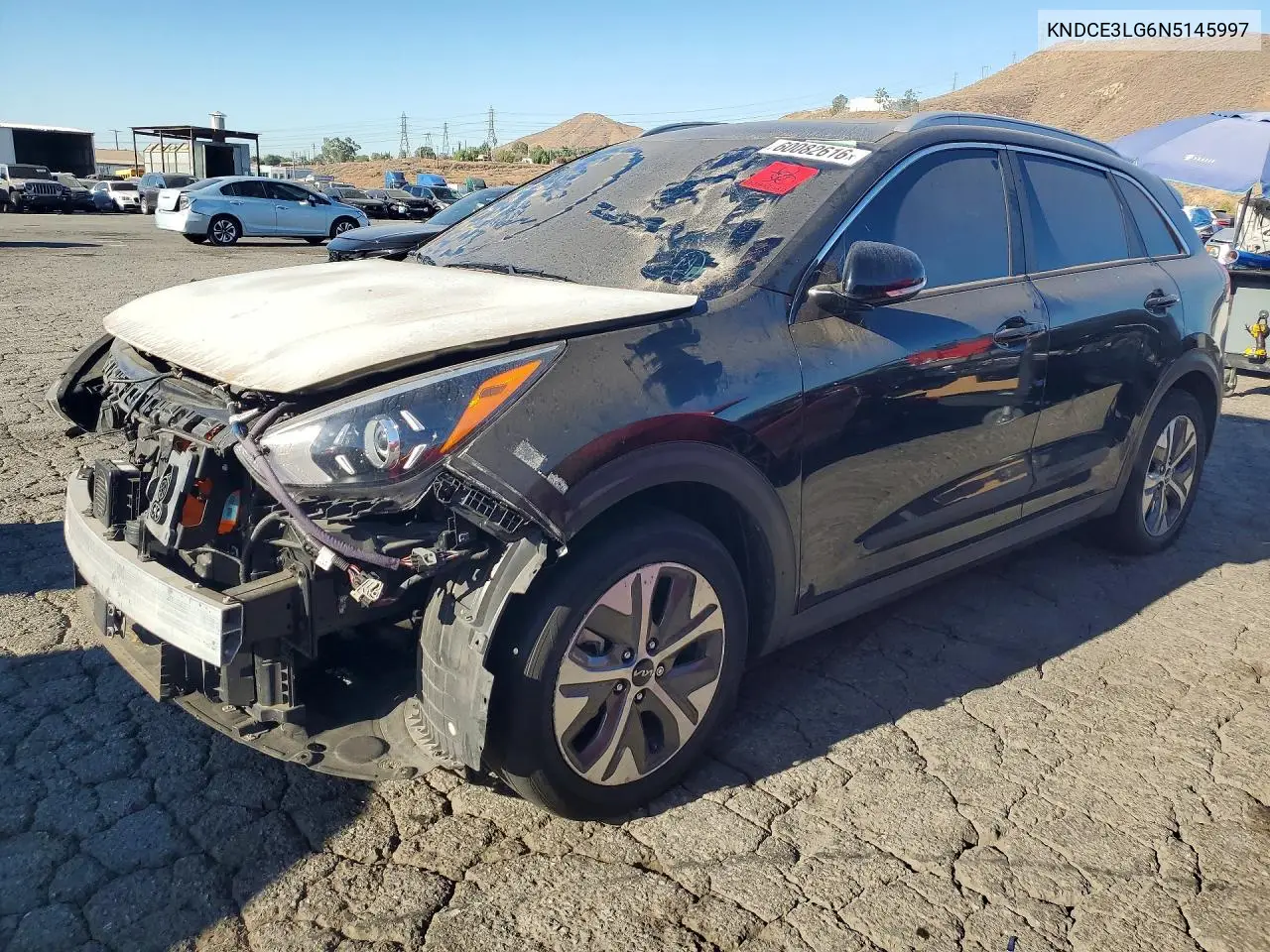 2022 Kia Niro Ex Premium VIN: KNDCE3LG6N5145997 Lot: 60082616