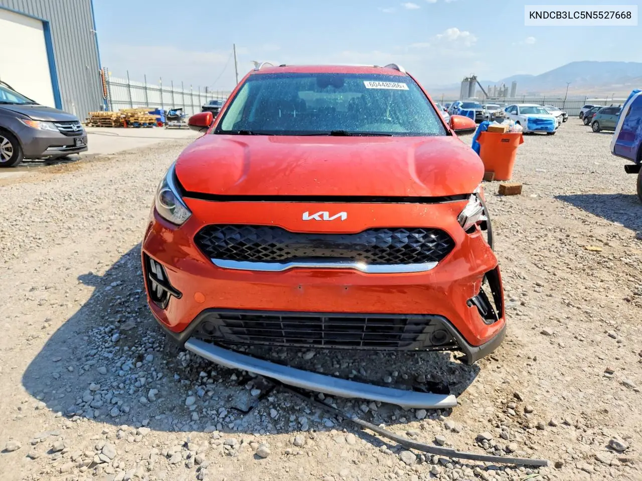 2022 Kia Niro Lxs Special Edition VIN: KNDCB3LC5N5527668 Lot: 60448586