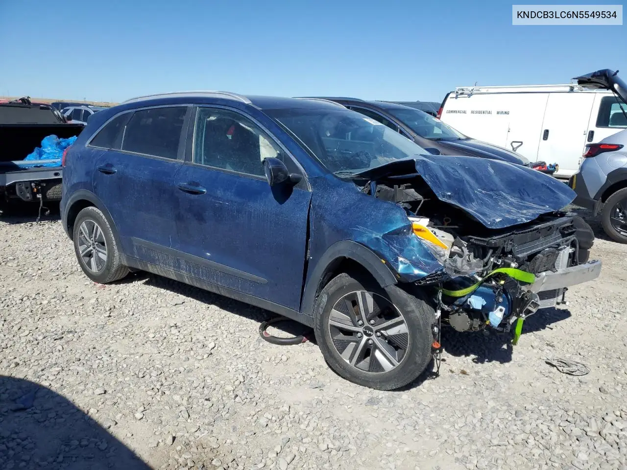 KNDCB3LC6N5549534 2022 Kia Niro Lxs
