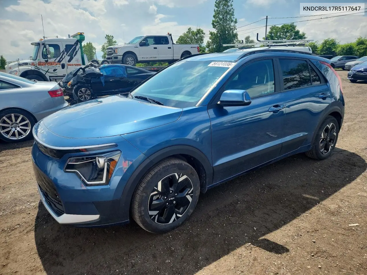 2024 Kia Niro Wind VIN: KNDCR3L17R5117647 Lot: 59124086