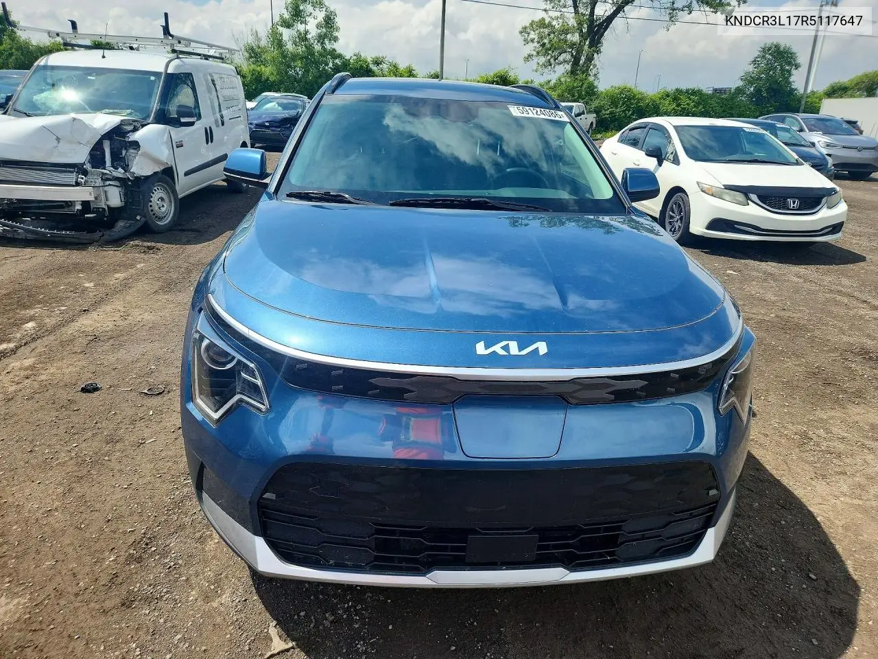 2024 Kia Niro Wind VIN: KNDCR3L17R5117647 Lot: 59124086