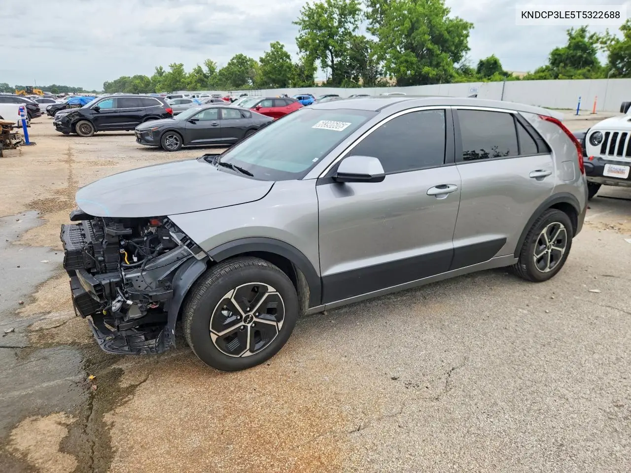 2026 Kia Niro Lx VIN: KNDCP3LE5T5322688 Lot: 60390606