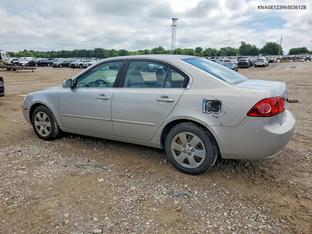 2006 Kia Optima Lx VIN: KNAGE123965036128 Lot: 54795396