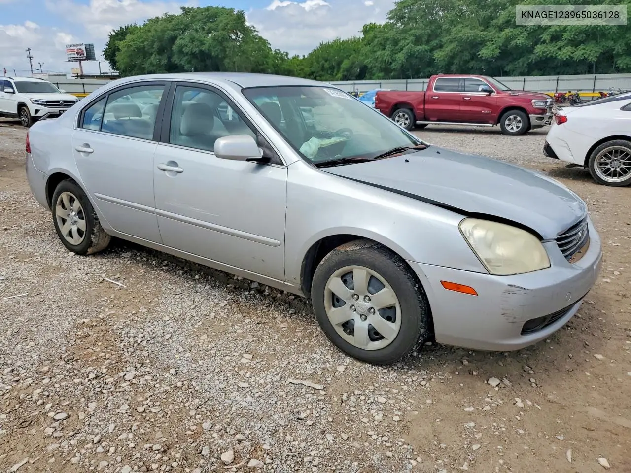 2006 Kia Optima Lx VIN: KNAGE123965036128 Lot: 54795396