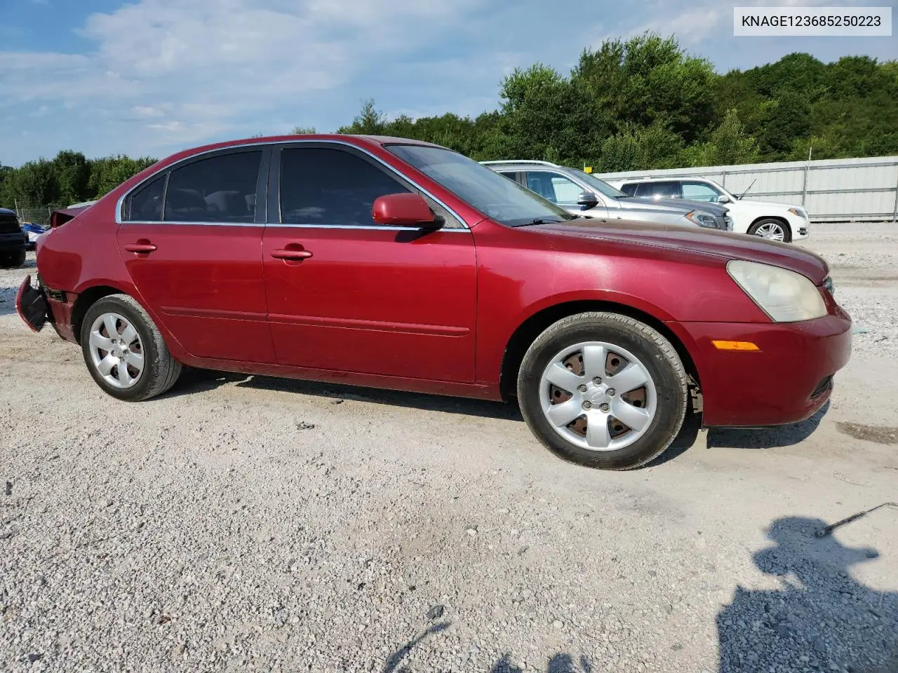 KNAGE123685250223 2008 Kia Optima Lx