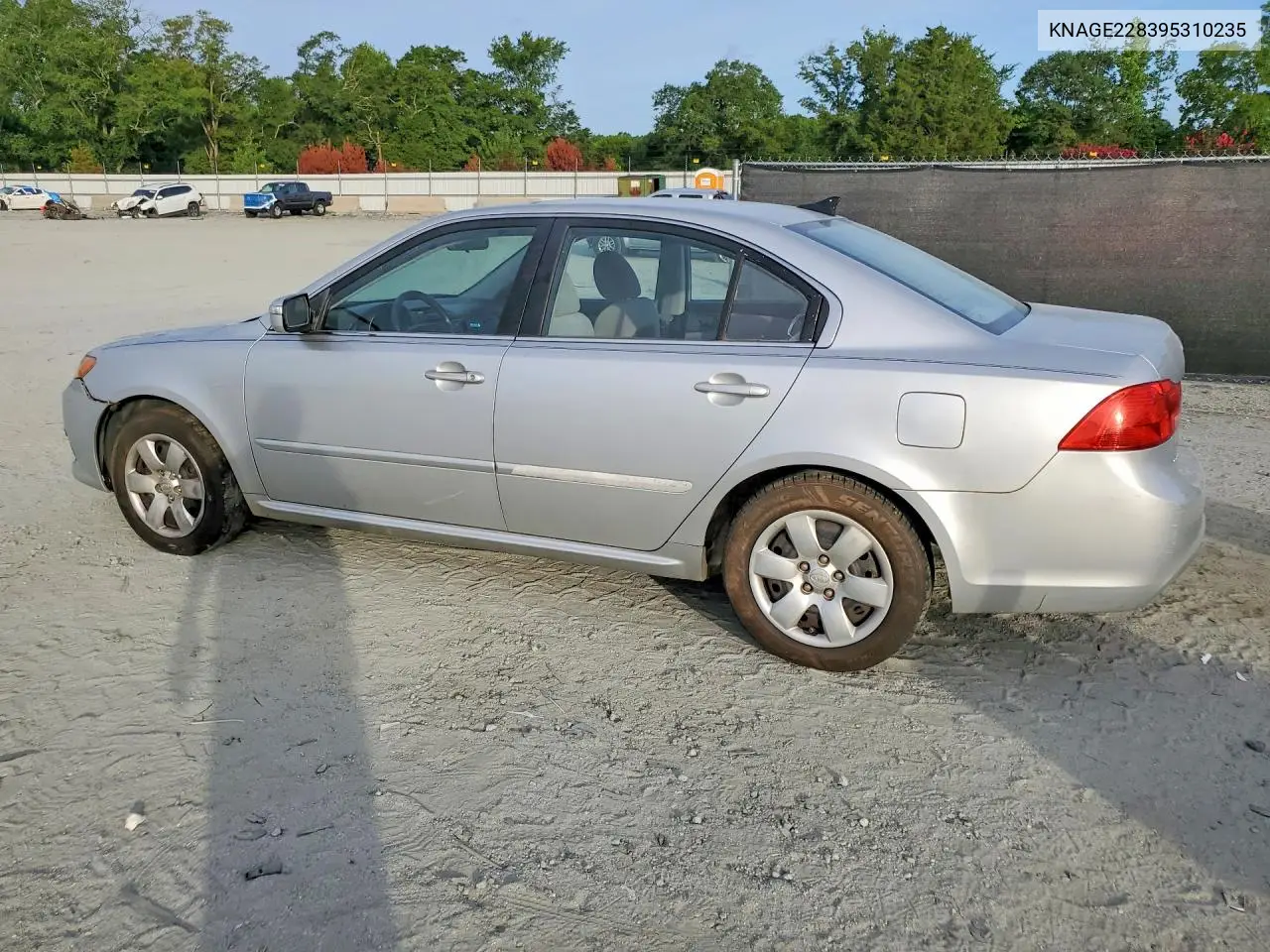 2009 Kia Optima Lx/Ex VIN: KNAGE228395310235 Lot: 61178826