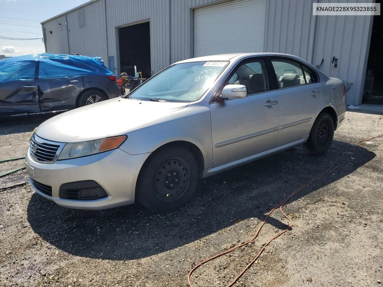 2009 Kia Optima Lx VIN: KNAGE228X95323855 Lot: 67733225