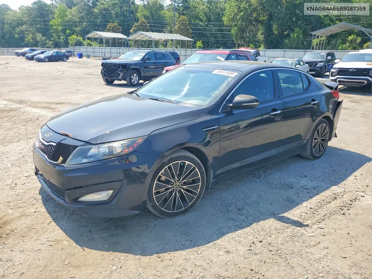 2011 Kia Optima Sx VIN: KNAGR4A66B5087369 Lot: 56831686
