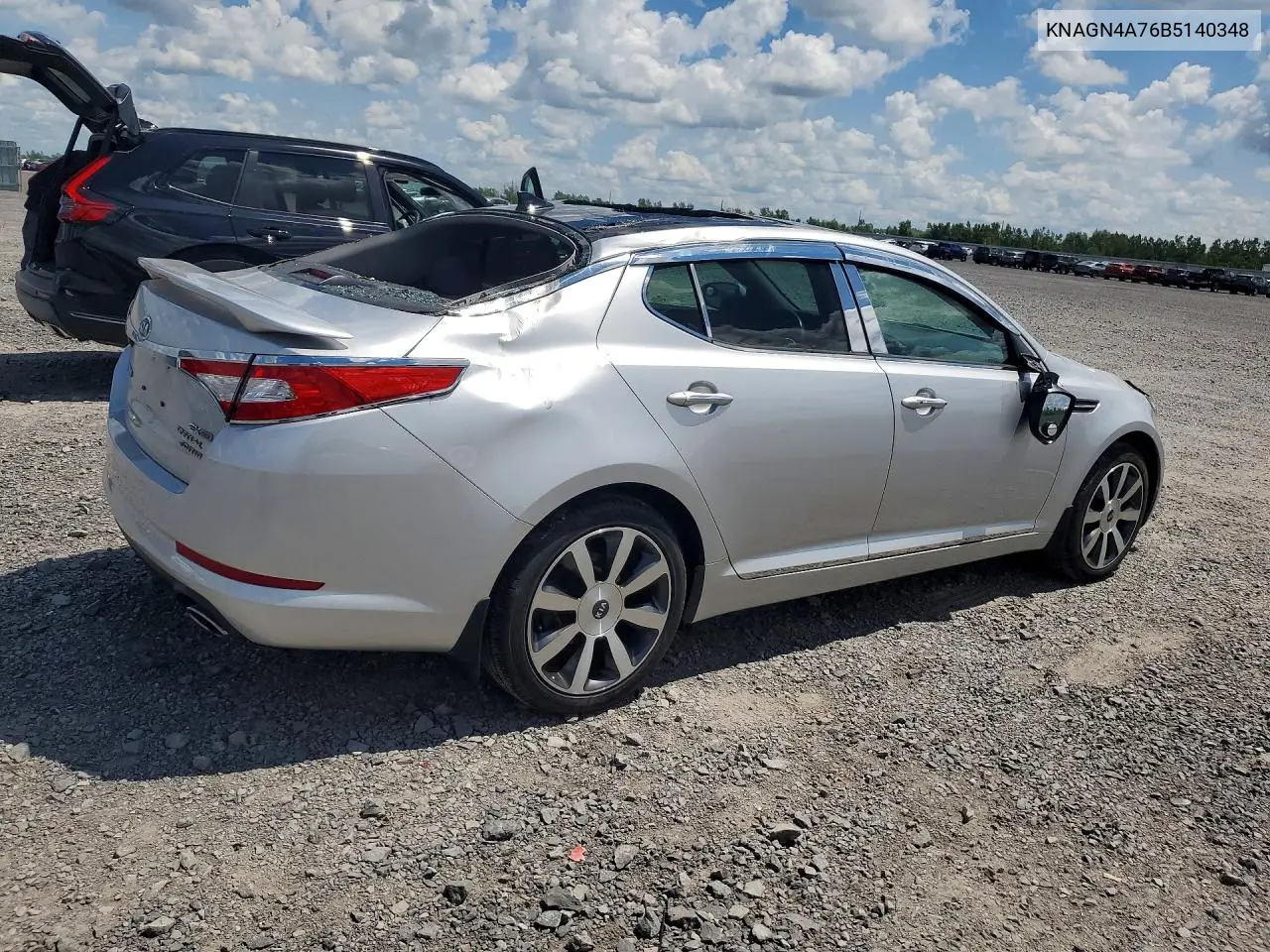 2011 Kia Optima Ex VIN: KNAGN4A76B5140348 Lot: 60307016