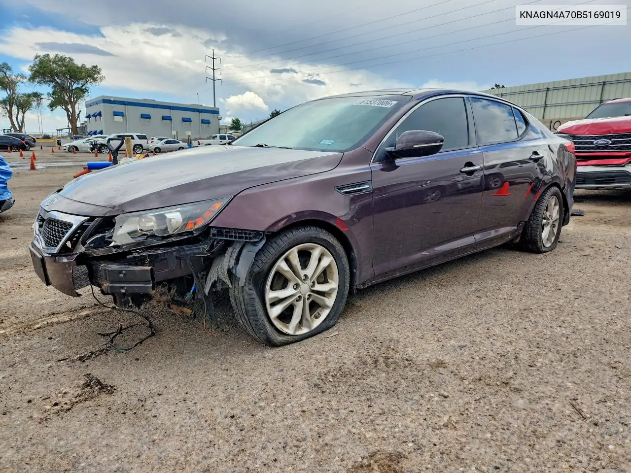 2011 Kia Optima Ex VIN: KNAGN4A70B5169019 Lot: 61537006