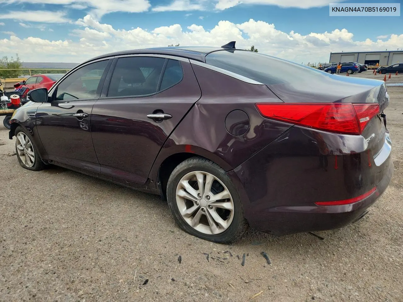 2011 Kia Optima Ex VIN: KNAGN4A70B5169019 Lot: 61537006
